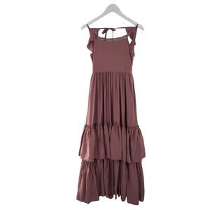 Mia Joy Open Back Tiered Dress New!